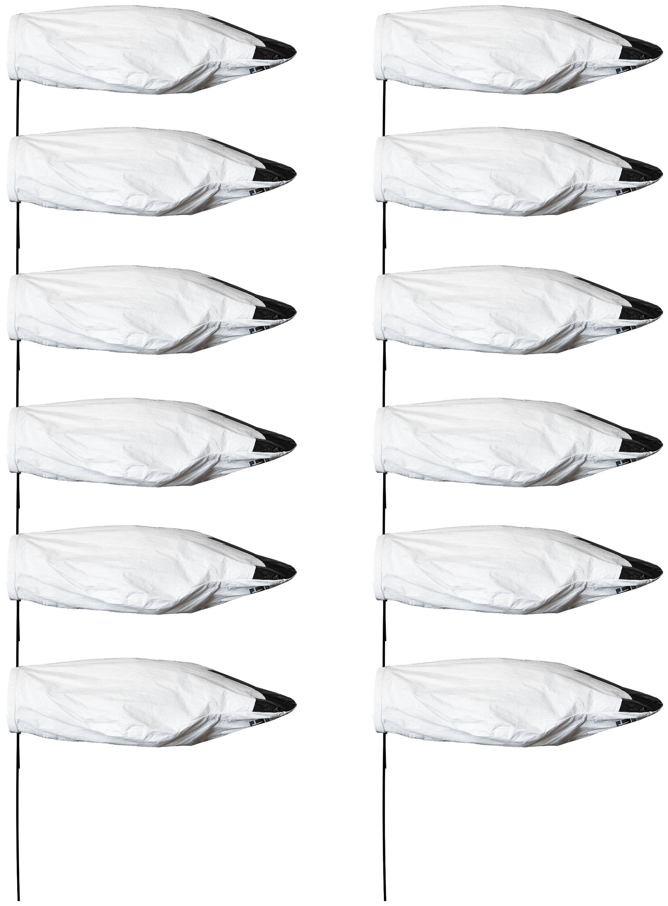 GHG Pro Grade Snow Goose Sock Decoys Tall No Heads 12-Pack | Bass Pro Shops